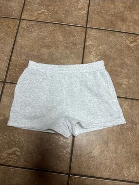 Everyday Heather Gray Girls Soft Shorts